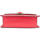 Valentino Garavani Pink Leather Rockstud Glam Lock Crossbody Bag