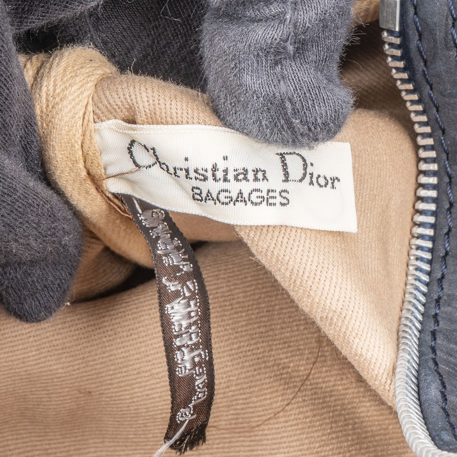 Christian Dior Monogram Suede Trotter Boston 50 Weekender Bag - vintageandkickz