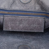 Balenciaga Grey Leather Sunday Tote Handbag