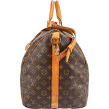 Louis Vuitton Monogram Canvas Keepall 55 Bandoulière Travel Bag