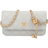 Chanel Quilted Lambskin Mini Adjustable Wallet On Chain Crossbody Bag