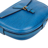 Louis Vuitton Blue Epi Leather Jeune Fille GM Crossbody Bag - vintageandkickz