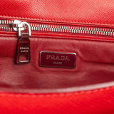 Prada Saffiano Leather Bicolor Shoulder Bag