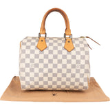 Louis Vuitton Monogram Damier Azur Speedy 25 Handbag