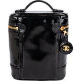 Chanel Patent Leather Vanity CC Handbag
