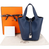 Hermès Taurillon Clemence Picotin Lock 18 Handbag