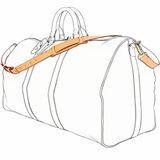 Schulterriemen (Breit / Verstellbar) - Keepall, Greenwich - vintageandkickz