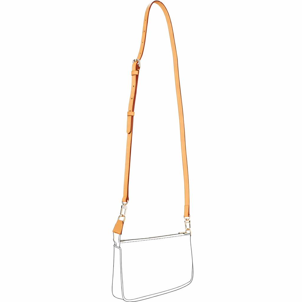Schulterriemen (Schmal / Verstellbar) - Pochette Accessoires - vintageandkickz