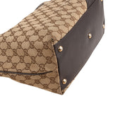 Gucci Monogram GG Canvas Abbey Interlocking G Tote Shoulder Bag