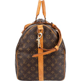 Louis Vuitton Monogram Canvas Keepall 55 Bandoulière Travel Bag