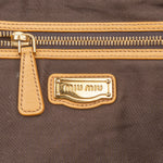 Miu Miu Vitello Daino Leather Satchel Handbag - vintageandkickz