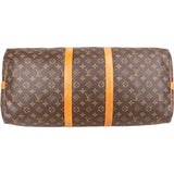 Louis Vuitton Monogram Canvas Keepall 55 Bandoulière Travel Bag