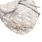 Dior Oblique Trotter Monogram Jacquard Saddle Shoulder Bag