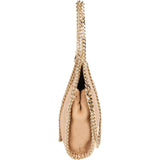 Stella McCartney Shaggy Falabella Fold Over Mini Tote Crossbody Handbag