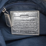 Coach Monogram Denim Signature Stripe Shoulder Bag