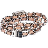Chanel Limited Silver Tone Premiere Rock Double & Triple Tour Chain Woman Watch