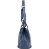 Louis Vuitton Blue Epi Leather Mandara PM Shoulder Bag