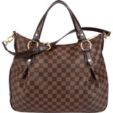 Louis Vuitton Monogram Damier Ebene Evora MM Handbag