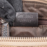 Gucci Monogram GG Bamboo Handle Shoulder Bag