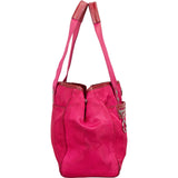 Coach Monogram Optic Signature Fabric Satchel Shoulder Bag
