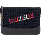 Chanel Tweed & Leather Gabrielle Clutch Bag