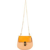 Chloé Bicolor Leather Drew Crossbody Bag