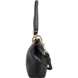 Coach Pebbled Leather Horse Carriage Mia Shoulder Bag