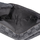 Gucci Monogram GG Canvas Black Belt Crossbody Bag
