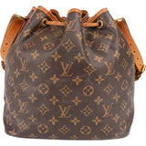 Louis Vuitton Monogram Canvas Sac Noé Petit Shoulder Bag