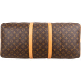 Louis Vuitton Monogram Canvas Keepall 55 Bandoulière Travel Bag