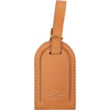 Louis Vuitton Vachetta Leather Luggage Tag - vintageandkickz