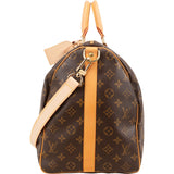 Louis Vuitton Monogram Canvas Keepall 50 Bandoulière Travel Bag