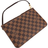 Louis Vuitton Monogram Damier Ebene Canvas Neverfull Pochette Clutch