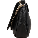 Gucci Pebbled Leather Soho Chain Tassel Crossbody Bag