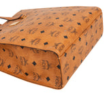 MCM Monogram Visetos Aren Paperbag Tote Handbag