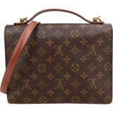 Louis Vuitton Monogram Canvas Pochette Monceau Handbag