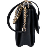 Chanel Stitching Leather CC Boy Single Flap Crossbody Bag