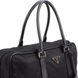 Prada Tessuto Saffiano Leather Triangle Briefcase Handbag