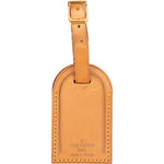 [🔄️B10 / F76] Louis Vuitton Vachetta Leather Luggage Tag - vintageandkickz