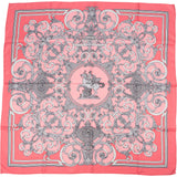 Hermès Les Tuileries Silk Carre 90 Scarf Tuch