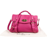 Mulberry Pebbled Leather Alexa Satchel Handbag