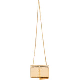 Yves Saint Laurent Gold Python-Embossed Leather Mini Kate Tassel Crossbody Bag