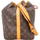 Louis Vuitton Monogram Canvas Sac Noé Petit Shoulder Bag