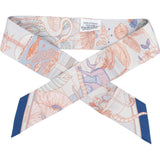 Hermès Wo'Marionnette Silk Twilly Tuch Scarf