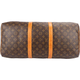 Louis Vuitton Monogram Canvas Keepall 50 Travel Bag