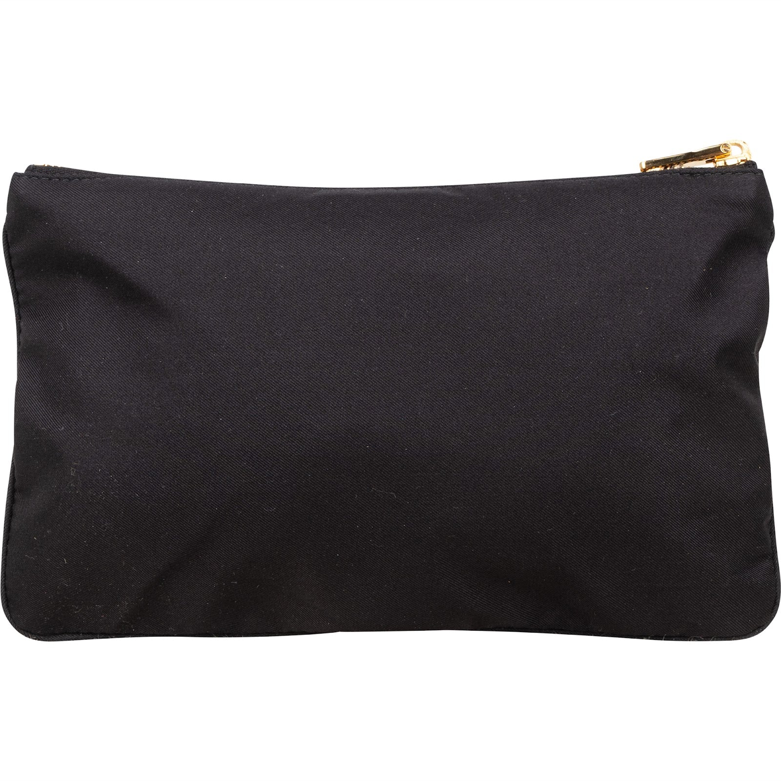 Prada Black Nylon Triangle Clutch - vintageandkickz