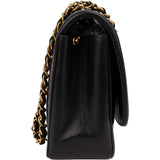 Chanel Quilted Lambskin Medium 24K Diana Gold Single Flap Crossbody Bag
