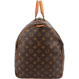 Louis Vuitton Monogram Canvas Keepall 55 Travel Bag