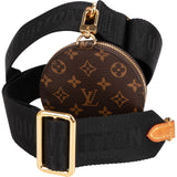 Louis Vuitton Crossbody Strap with Monogram Canvas Coin Wallet (Multi Pochette Accessoire)