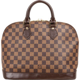 Louis Vuitton Monogram Damier Ebene Alma PM Handbag